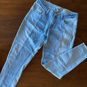 Two Tone Skinny Jeans
